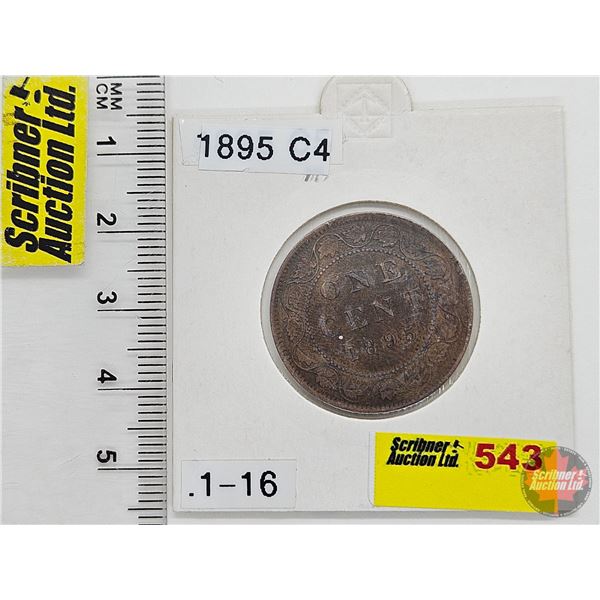 Canada One Cent 1895 (Consignor Tag: C4)