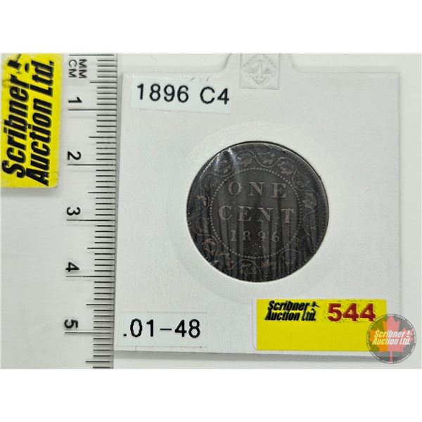 Canada One Cent 1896 (Consignor Tag: C4)