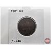 Image 11 : Canada One Cent (4) : 1899; 1900; 1900H; 1901 (Consignor Tag: C4)