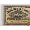 Image 2 : Dominion of Canada Twenty Five Cent 1900 "Shinplaster" : Courtney