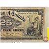 Image 3 : Dominion of Canada Twenty Five Cent 1900 "Shinplaster" : Courtney
