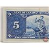 Image 5 : Bank of Canada $5 Bill 1937 : Gordon/Towers #M/C4579617
