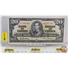 Image 1 : Bank of Canada $20 Bill 1937 : Gordon/Towers #C/E1201399