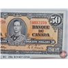 Image 3 : Bank of Canada $50 Bill 1937 : Gordon/Towers #B/H4012253