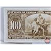 Image 5 : Bank of Canada $100 Bill 1937 : Gordon/Towers #B/J4106514