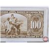 Image 6 : Bank of Canada $100 Bill 1937 : Gordon/Towers #B/J4106514