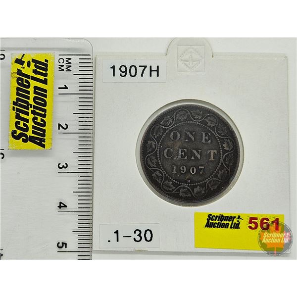 Canada One Cent 1907H