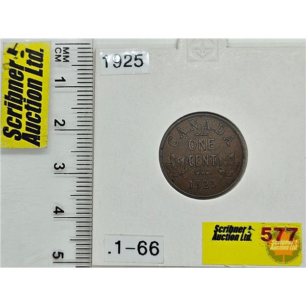 Canada One Cent 1925