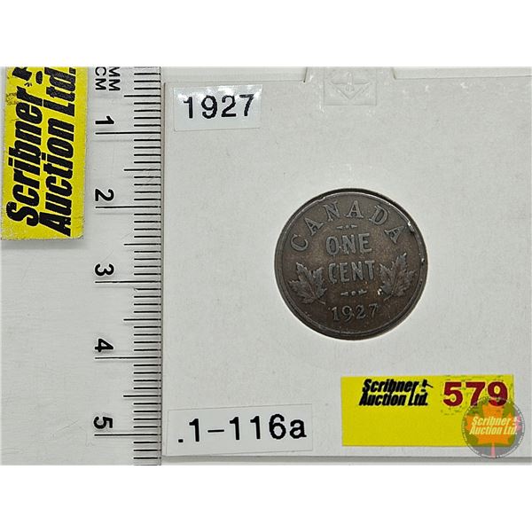 Canada One Cent 1927