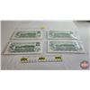Image 7 : Canada $1 Bills 1973 (100 Consecutive) : Crow/Bouey #BCS3714500-4599
