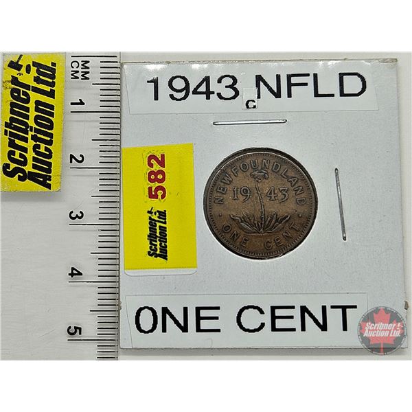 Newfoundland One Cent 1943