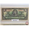 Image 2 : Bank of Canada $1 Bills 1937 (3): ~ Gordon/Towers : #DL8697626 ~ Gordon/Towers : #RL8909996 ~ Gordon