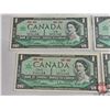 Image 2 : Canada $1 Bills Centennial 1967 (6) : Beattie/Rasminsky # 1867 1967
