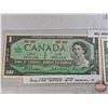 Image 4 : Canada $1 Bills Centennial 1967 (6) : Beattie/Rasminsky # 1867 1967