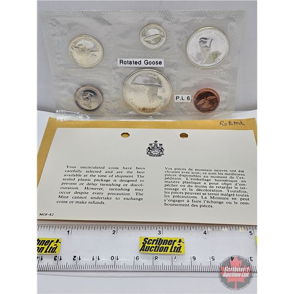 Canada 1967 Uncirculated Year Set : Rotated Goose