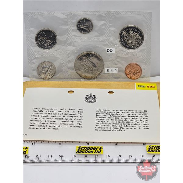 Canada 1968 Uncirculated Year Set : (Consignor Tag: DD)