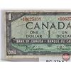 Image 2 : Canada $1 Bill 1954 *Replacement : Beattie/Rasminsky # *BM0625338