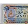 Image 2 : Canada $5 Bill 1972 *Replacement : Bouey/Rasminsky # *CD3229719
