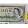 Image 2 : Canada $1 Bill 1954DF "Devil's Face" : Beattie/Coyne #LA2958176