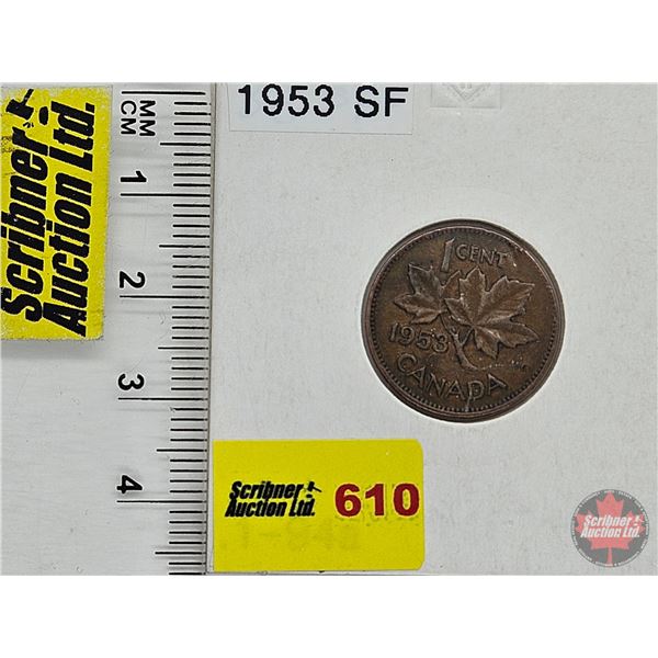 Canada One Cent 1953 (Consignor Tag: SF)