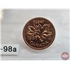 Image 7 : Canada One Cent (3):  ~ 1956 Red (ICCS Cert: MS-64) ~ 1957 Red (ICCS Cert: MS-64) ~ 1958 Red (ICCS C