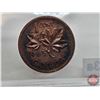 Image 3 : Canada One Cent 1965 LgeBds Ptd 5; Red (ICCS Cert: MS-63)