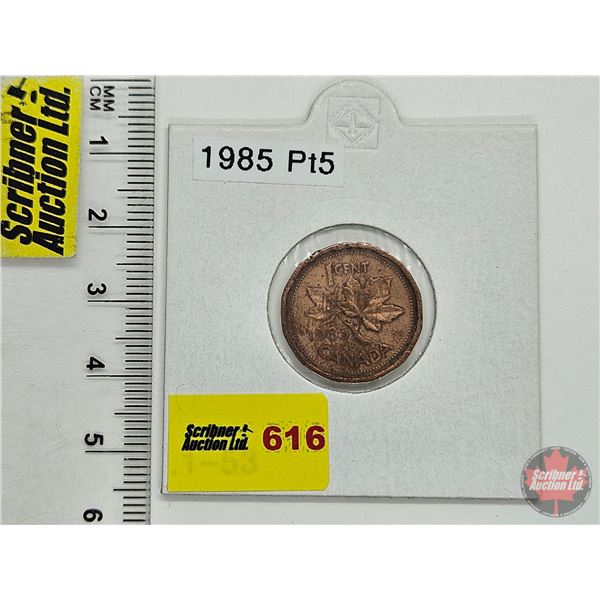 Canada One Cent 1985 (Consignor Tag: Pt5)