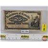 Image 1 : Dominion of Canada Twenty Five Cent 1900 "Shinplaster" : Courtney
