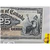 Image 3 : Dominion of Canada Twenty Five Cent 1900 "Shinplaster" : Boville