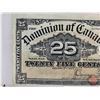 Image 2 : Dominion of Canada Twenty Five Cent 1900 "Shinplaster" : Saunders