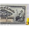 Image 3 : Dominion of Canada Twenty Five Cent 1900 "Shinplaster" : Saunders