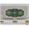 Image 4 : Dominion of Canada Twenty Five Cent 1900 "Shinplaster" : Saunders