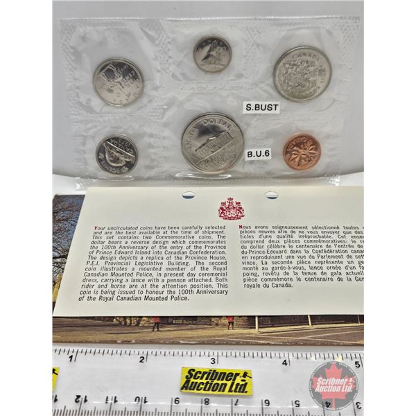 Canada 1973 Uncirculated Year Set (Small Bust)