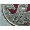 Image 3 : Canada Twenty Five Cent 2002 : Colorized : Men's Ice Hockey "Raised 2"