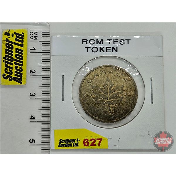 RCM Test Token "327" "Authorized by Royal Canadian Mint"