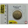 Image 1 : RCM Test Token "327" "Authorized by Royal Canadian Mint"