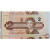 Image 7 : Canada $2 Bills 1986 (3 Consecutive) : Bonin/Thiessen #EGS8152706-707-708