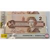 Image 8 : Canada $2 Bills 1986 (3 Consecutive) : Bonin/Thiessen #EGS8152706-707-708