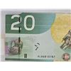 Image 4 : Canada $20 Bill 2004 : Jenkins/Dodge #ALB6818787  (Consignor Tag: Clipped)