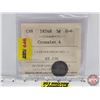 Image 1 : Canada Five Cent 1874H : Crosslet 4 (ICCS Cert: G-6)