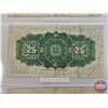 Image 7 : Dominion of Canada Twenty Five Cent 1923 "Shinplaster" (3) : ~ McCavour/Saunders #415011 ~ McCavour/