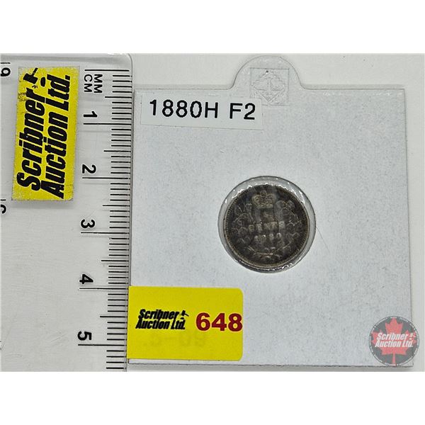 Canada Five Cent 1880H : (Consignor Tag: F2)