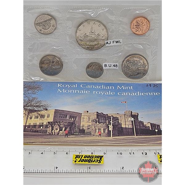 Canada 1975 Uncirculated Year Set (Consignor Tag: AJ , FWL)