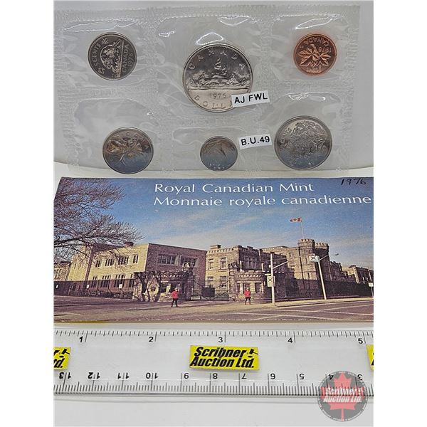 Canada 1976 Uncirculated Year Set (Consignor Tag: AJ , FWL)