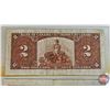 Image 6 : Bank of Canada $2 Bills 1937 (3): ~ Gordon/Towers : #YB6634392 ~ Coyne/Towers : #JR1263703 ~ Coyne/T