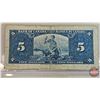 Image 5 : Bank of Canada Bills 1937 (2) :  ~ $5 Bill : Coyne/Towers #HS1746701 ~ $10 Bill : Coyne/Towers #AT61