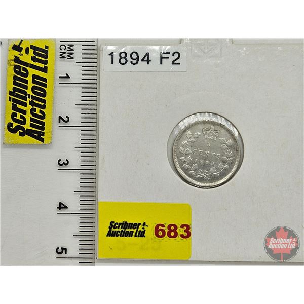 Canada Five Cent 1894 : (Consignor Tag: F2)