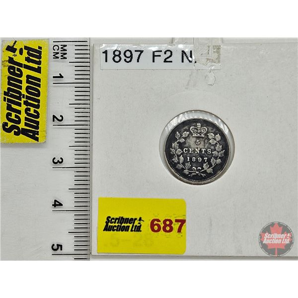 Canada Five Cent 1897 : (Consignor Tag: F2 N)