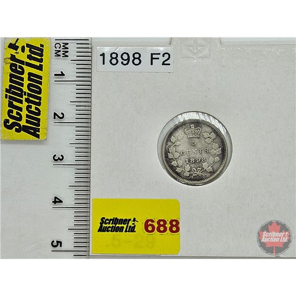 Canada Five Cent 1898 : (Consignor Tag: F2)