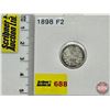 Image 1 : Canada Five Cent 1898 : (Consignor Tag: F2)